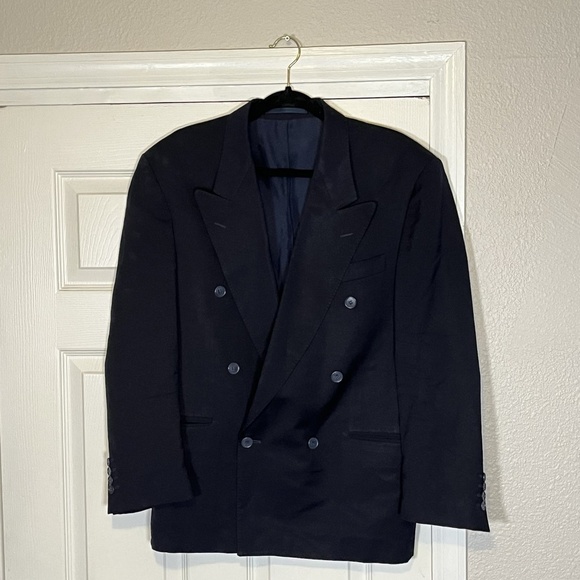 Vintage YVES SAINT LAURENT Mens Suit Jacket Blazer Sport Coat Buttons - Picture 1 of 15